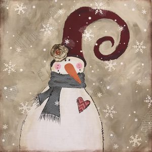 12-x-12-snowman-with-flower-on-hat