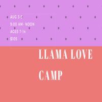 Llama Love Camp August