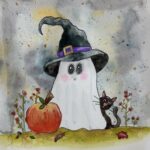 Watercolor Wednesday-Ghost